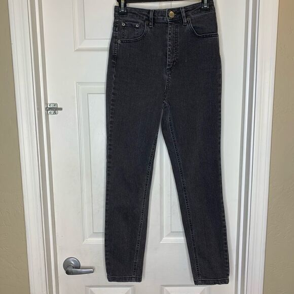 ASOS Black Ultra High Rise Jeans Size 25 - Picture 1 of 5